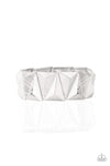 Metallic Geode - Silver