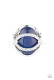 Paparazzi Endless Enchantment: Blue Ring - November 2020 Life Of The Party Exclusive
