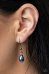 Paparazzi Teasable Teardrops - Multi Necklace - May 2021 Life Of The Party Exclusive