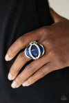 Paparazzi Endless Enchantment: Blue Ring - November 2020 Life Of The Party Exclusive