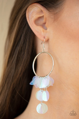 Paparazzi Holographic Hype - Multi Earrings -May 2021 Life Of The Party Exclusive
