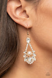 Paparazzi Prismatic Presence - Gold Earrings - Life of the Party Exclusive February 2021